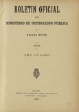 Boletín Oficial del Ministerio de Instrucción Pública y Bellas Artes. Año 1913