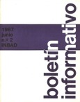 Boletín informativo del INBAD. 1987. Nº 2. Junio