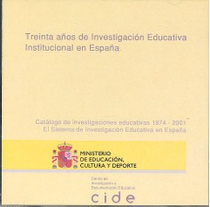 Treinta años de investigación educativa institucional en España