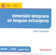 Inmersión temprana en lenguas extranjeras