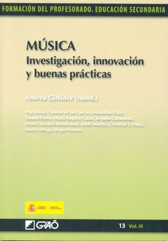 Música. Investigación, innovación y buenas prácticas