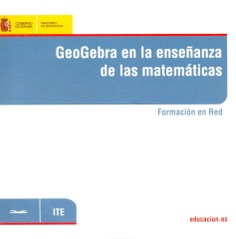 GeoGebra en la enseñanza de las matemáticas. Formación en red
