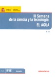 III Semana de la ciencia y la tecnología: el agua