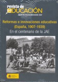 Revista de educación nº extraordinario año 2007. Reformas e innovaciones educativas (España, 1907-1939)