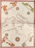 Atlas de Joan Martines (año 1587). Lámina nº 18. Mediterráneo Occidental
