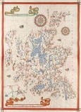 Atlas de Joan Martines (año 1587). Lámina nº 04. Escocia