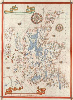 Atlas de Joan Martines (año 1587). Lámina nº 04. Escocia