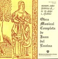 Obra musical completa de Juan del Enzina (Volumen II)