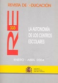 Revista de educación nº 333. La autonomía de los centros escolares