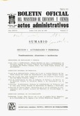 Boletín Oficial del Ministerio de Educación y Ciencia año 1976-3. Actos Administrativos. Números del 27 al 39 e índice 3º trimestre