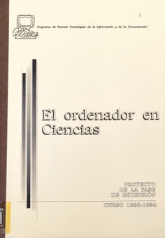 El ordenador en Ciencias. Proyecto de la fase de extensión. Curso 1993-1994