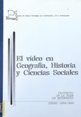 El vídeo en Geografía, Historia y Ciencias Sociales. Proyecto de la fase de extensión. Curso 1993-1994