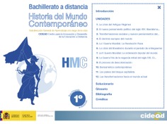 Historia del mundo contemporáneo. 1º bachillerato. Bachillerato a distancia