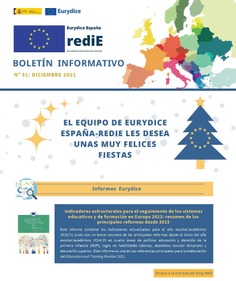 Boletín Informativo nº 31 Diciembre 2021. Eurydice España - Redie