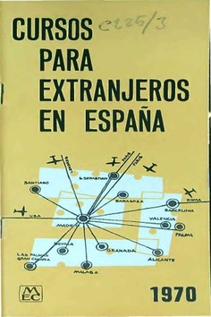 Cursos para extranjeros en España 1970