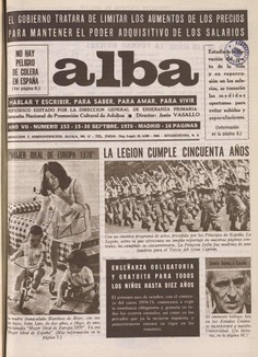 Alba nº 153. Del 15 al 30 de Septiembre de 1970