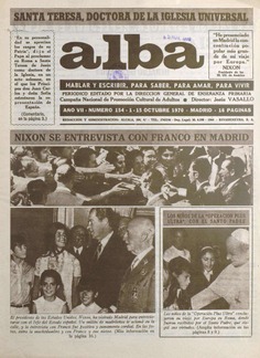 Alba nº 154. Del 1 al 15 de Octubre de 1970