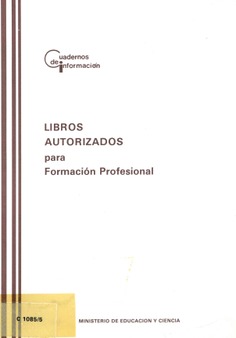 Libros autorizados para Formación Profesional