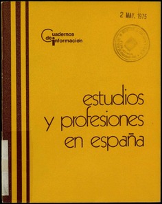 Estudios y profesiones en España