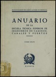 Anuario de la Escuela Técnica Superior de Ingenieros de Caminos, Canales y Puertos, curso 1974-75