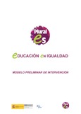 Educación en igualdad. Modelo preliminar de intervención