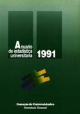 Anuario de estadística universitaria 1991