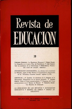 Revista de educación nº 19