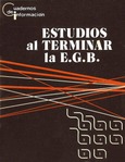 Estudios al terminar la E.G.B.