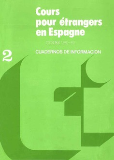 Cours pour, trangersen Espagne, cours 1981-82