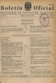 Boletín Oficial del Ministerio de Educación Nacional año 1963-2. Resoluciones Administrativas. Números del 26 al 51 e índice 2º trimestre