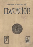 Revista nacional de educación nº 84. 1949