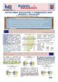 Boletín de educación educainee nº 4. Estrategia, educación y formación 2020. Seguimiento y monitorización