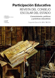 Participación educativa. Revista del Consejo Escolar del Estado. Segunda época. Vol. 3 / Nº 5 / 2014. Conocimiento, políticas y prácticas educativas