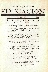 Revista nacional de educación nº 1. Enero 1941