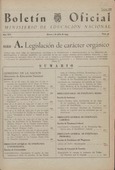 Boletín Oficial del Ministerio de Educación Nacional año 1955-2. Resoluciones Administrativas. Serie A: números del 29 al 64 y 1 número especial ; Serie B: números del 31 al 81 ; Serie C: números del 21 al 31