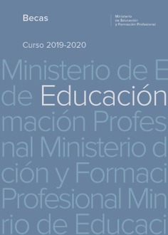 Becas. Curso 2019-2020