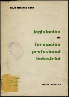 Legislación de formación profesional industrial