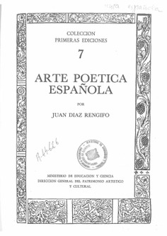 Arte poética española