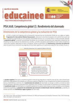 Boletín de educación educainee nº 64. PISA 2018. Competencia global (I). Rendimiento del alumnado