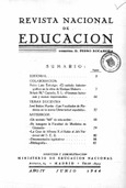 Revista nacional de educación nº 42. Junio 1944