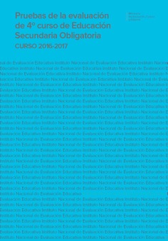 Pruebas de la evaluación de 4º curso de educación secundaria obligatoria. Curso 2016-2017