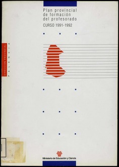 Plan provincial de formación del profesorado. Curso 1991-1992 (Palencia)