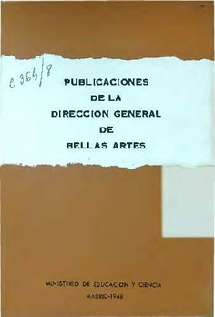 Publicaciones de la Dirección General de Bellas Artes
