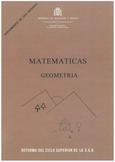 Matemáticas. Geometría. Reforma del ciclo superior de la E.G.B.