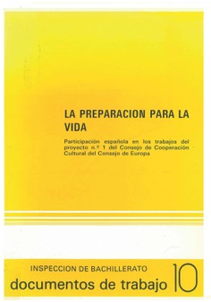 La preparación para la vida. Inspección de Bachillerato