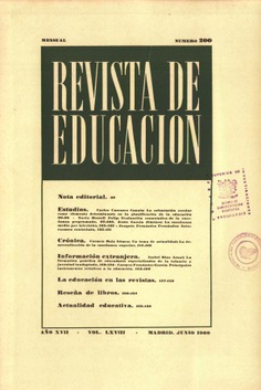 Revista de educación nº 200