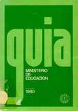 Guía Ministerio de Educación 1980