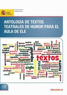 Antología de textos teatrales de humor para el aula del ELE