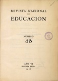 Revista nacional de educación nº 58. 1946