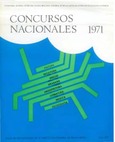 Concursos nacionales 1971 : Salas de exposiciones de la Dirección General de Bellas Artes